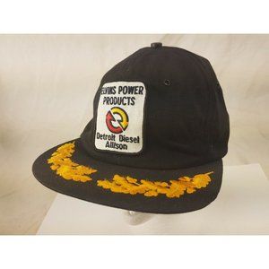ELVINS POWER DETROIT DIESEL Cap Trucker Hat Snapback Baseball Vintage retro 80s